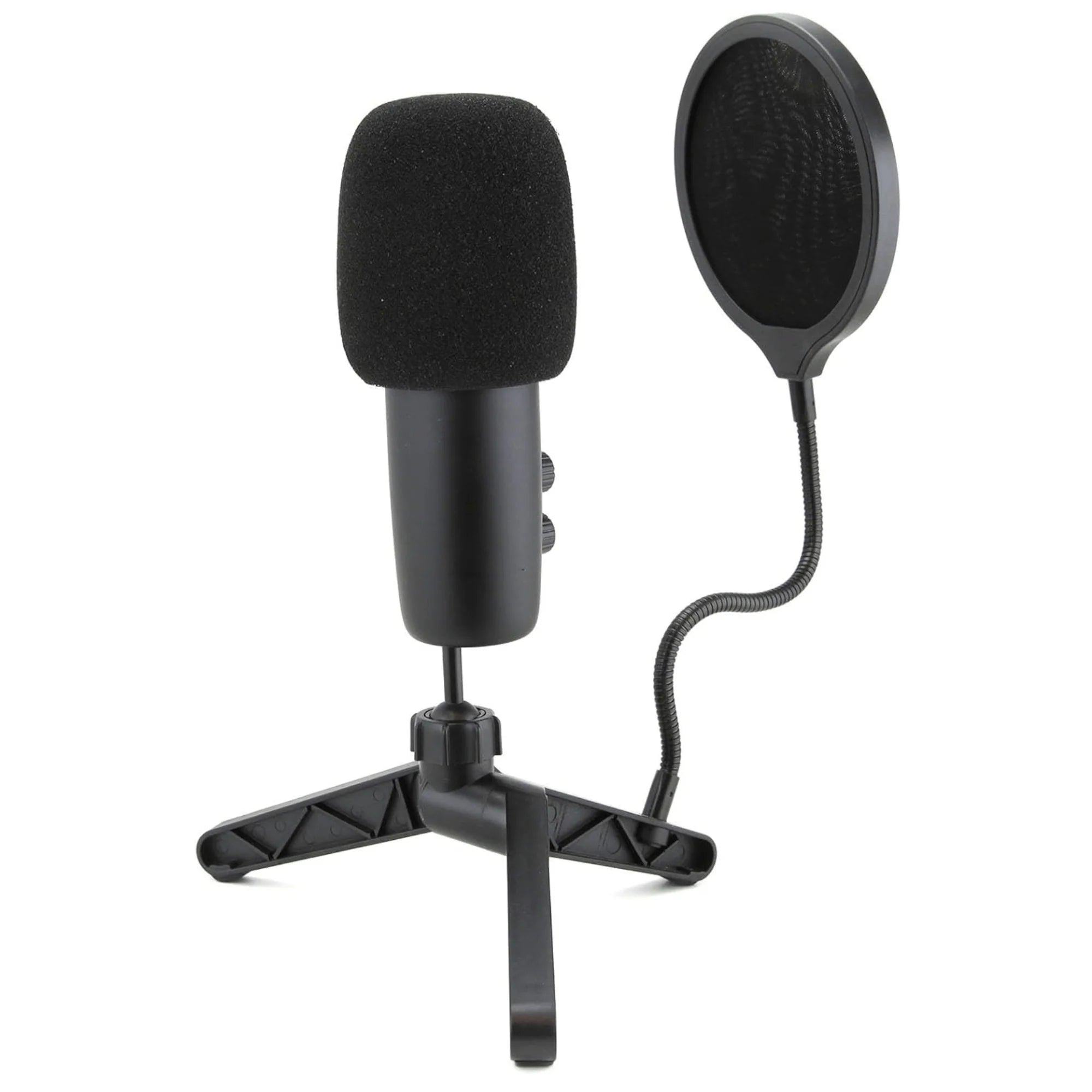 Emerson Professional USB Condenser Microphone for Gaming and Streaming with LED Illumination