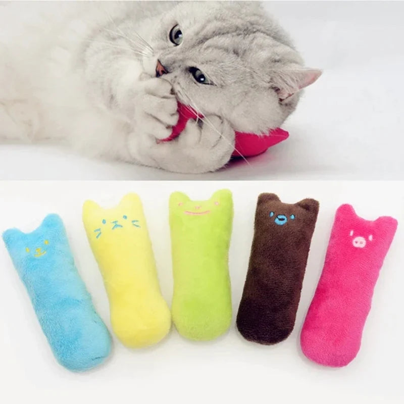 Rustle Sound Catnip Plush Toy - Ideal for Kittens and Cats, Promotes Dental Health and Playfulness