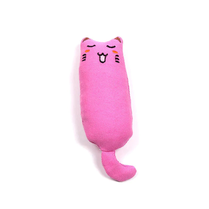 Rustle Sound Catnip Plush Toy - Ideal for Kittens and Cats, Promotes Dental Health and Playfulness
