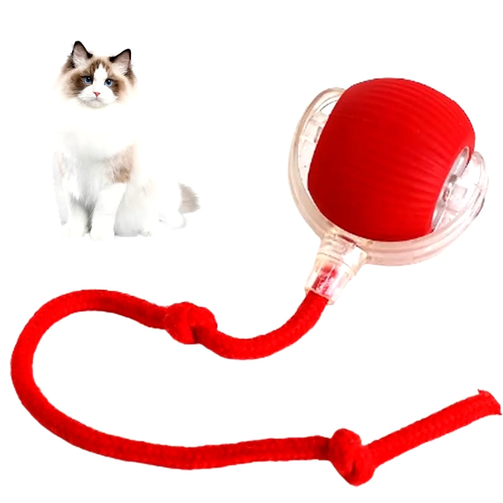 Interactive Rechargeable Rolling Ball Toy for Cats and Dogs - Advanced Smart Pet Entertainment 2024