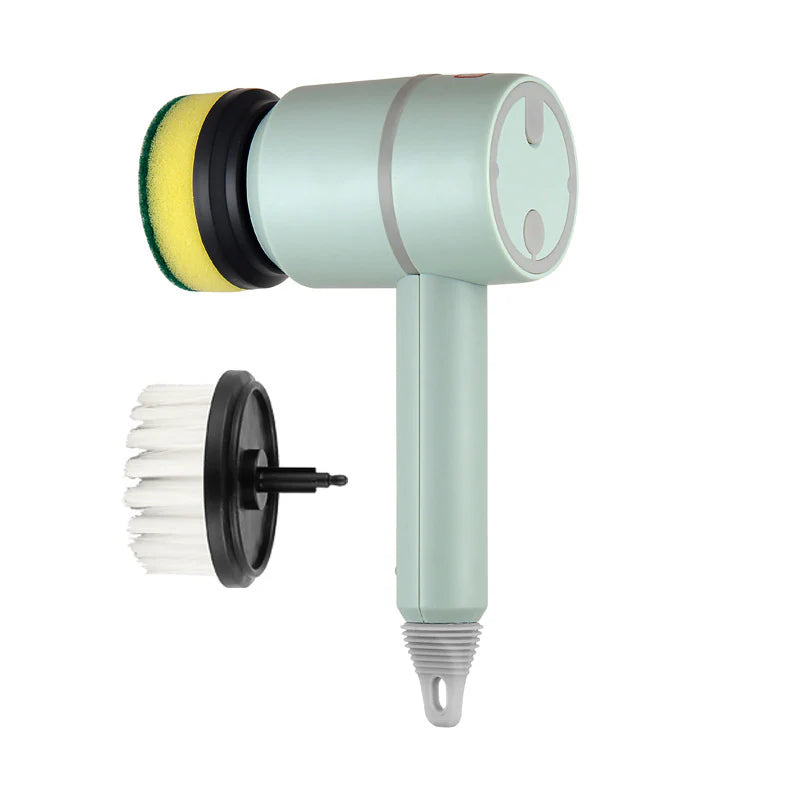 Automatic Wireless Electric Cleaning Brush for Professional Kitchen and Bathroom Use - USB Rechargeable Dishwashing and Tile Cleaning Tool