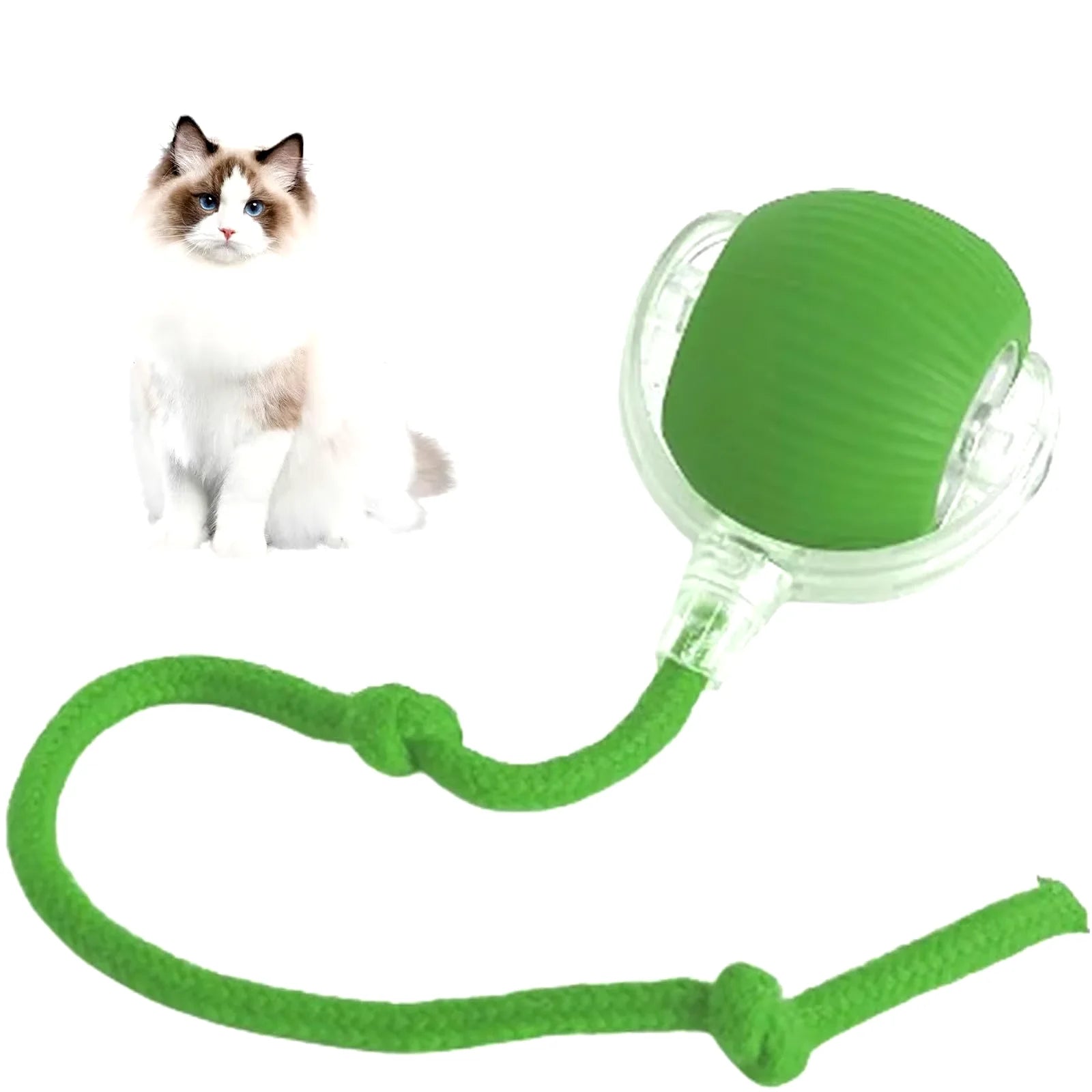 Interactive Rechargeable Rolling Ball Toy for Cats and Dogs - Advanced Smart Pet Entertainment 2024