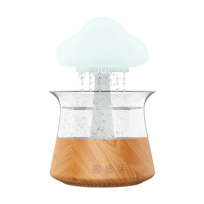 Relax Cloud Ultrasonic Aromatherapy Humidifier with Color-Changing Lamp