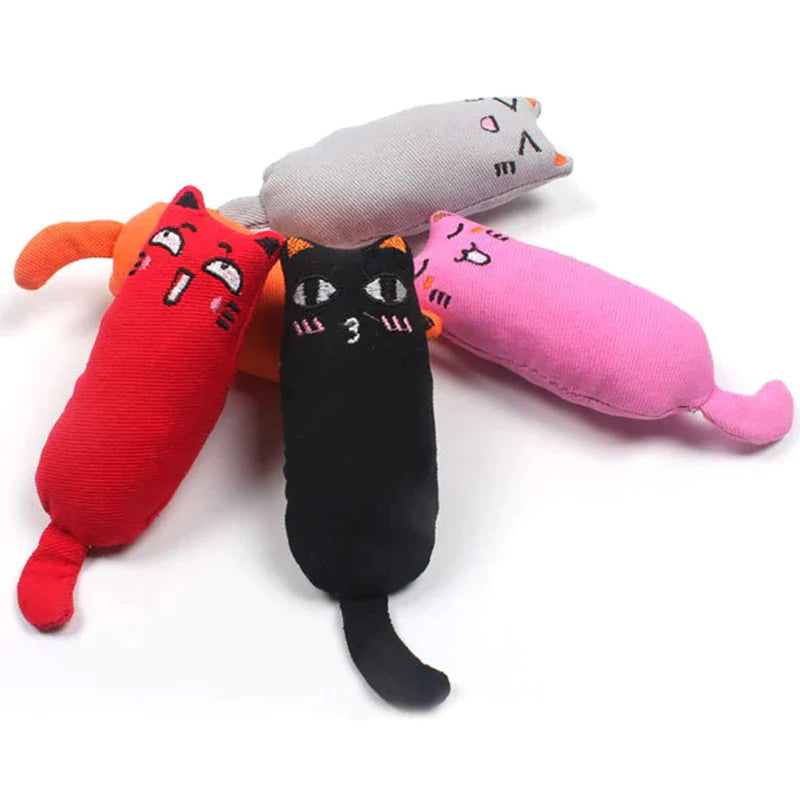 Rustle Sound Catnip Plush Toy - Ideal for Kittens and Cats, Promotes Dental Health and Playfulness