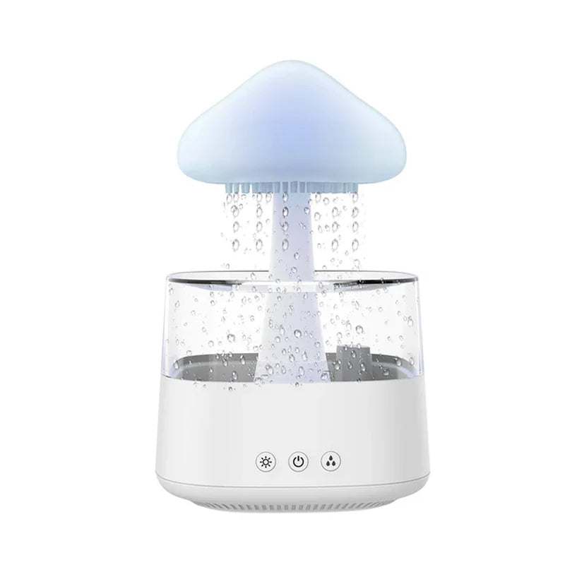Relax Cloud Ultrasonic Aromatherapy Humidifier with Color-Changing Lamp